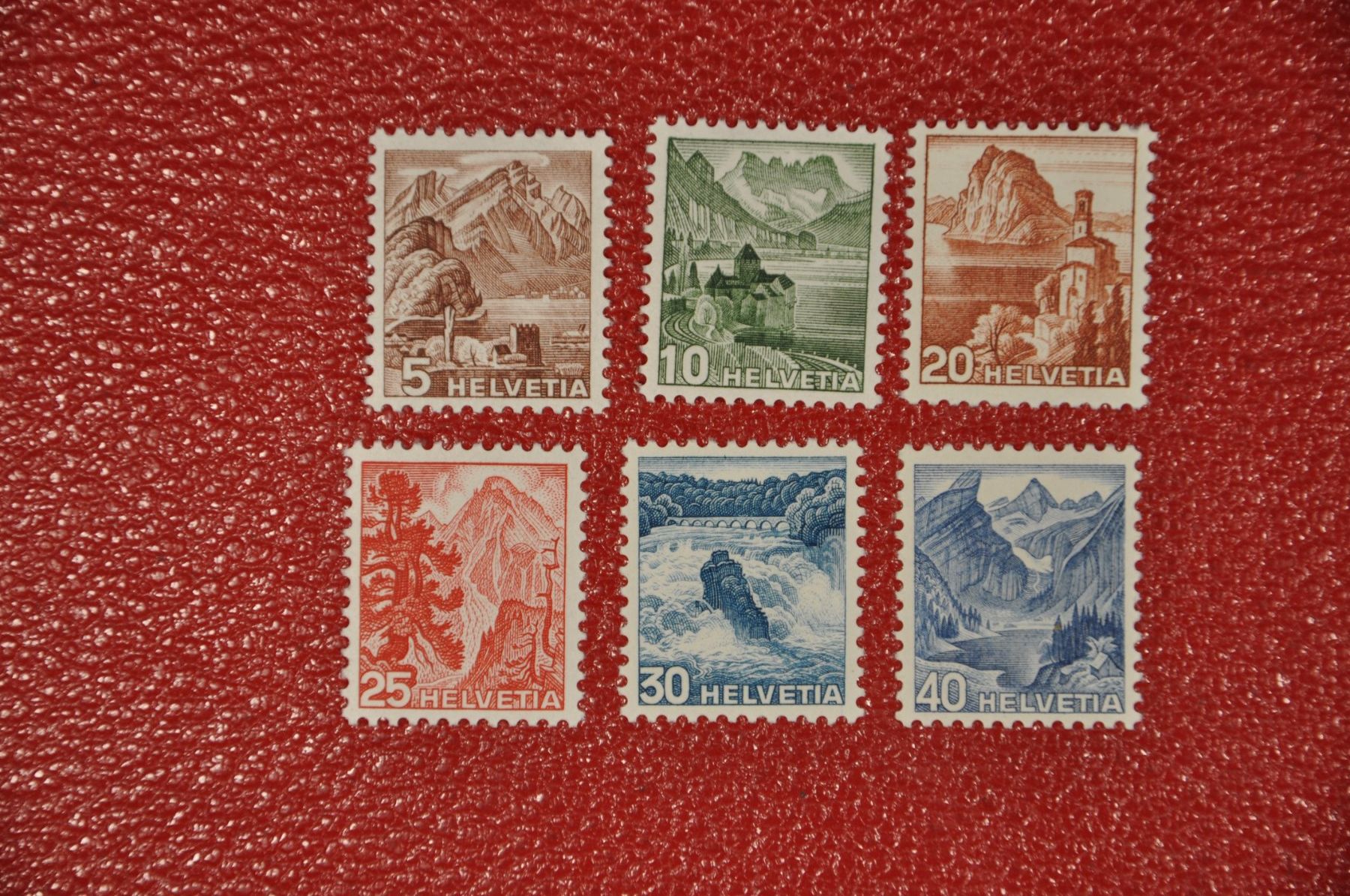 Tutti i francobolli: 285-290 postfrisch ohne Falz – Nuovo (secondo la descrizione) da Wolfhalden venduto da Zinauktion