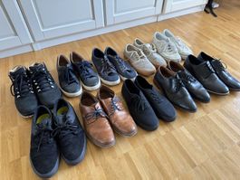 10er Schuh Paket, Herrenschuhe gebraucht, meiste Grösse 42