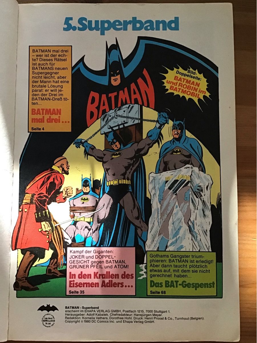 Fumetti: Batman superband 5 – Usato da Bettwiesen venduto da Jumpingfox 2