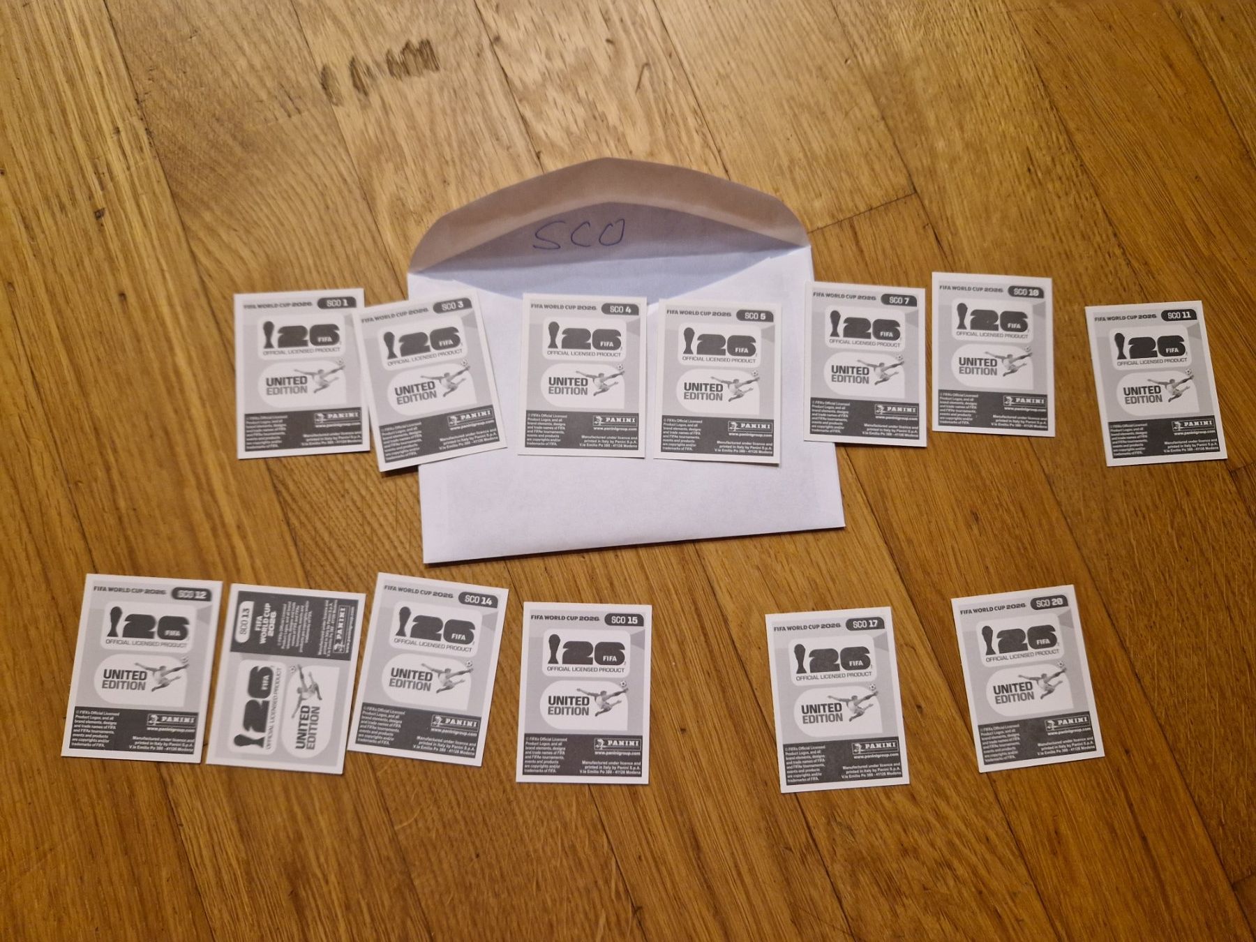 Panini Sammelbilder & Trading cards: Panini WM 2026 SCO – Gebraucht aus Metzerlen von SS01 1