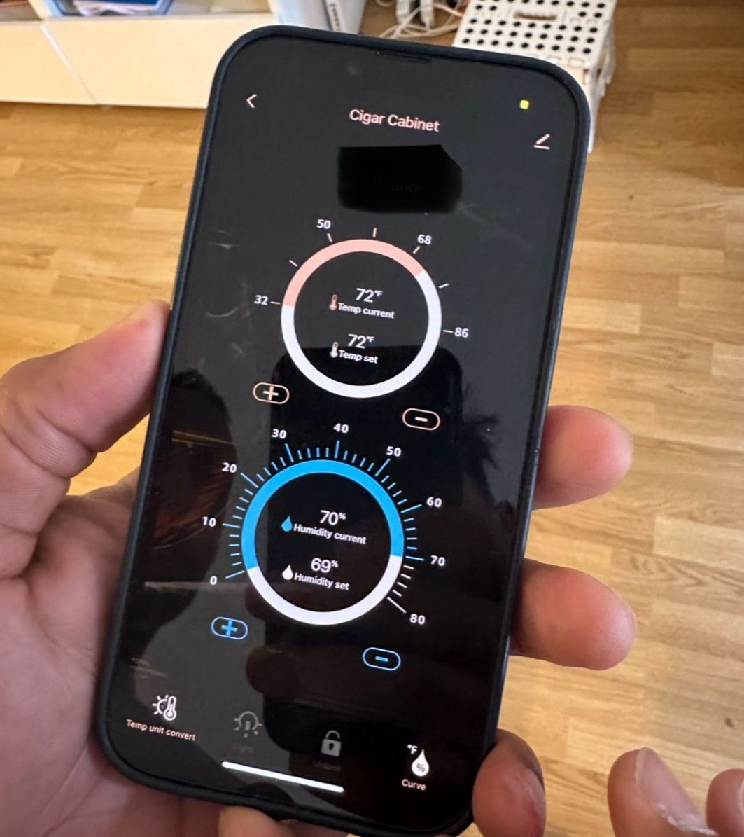 Humidore: Luxury Cigar Humidor, Fingerprint Lock, App Control – Gebraucht aus Seuzach von Wolf936 7