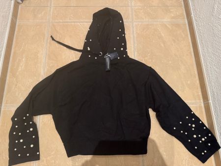 Zara neuer Perlen Kapuzen Pulli, M