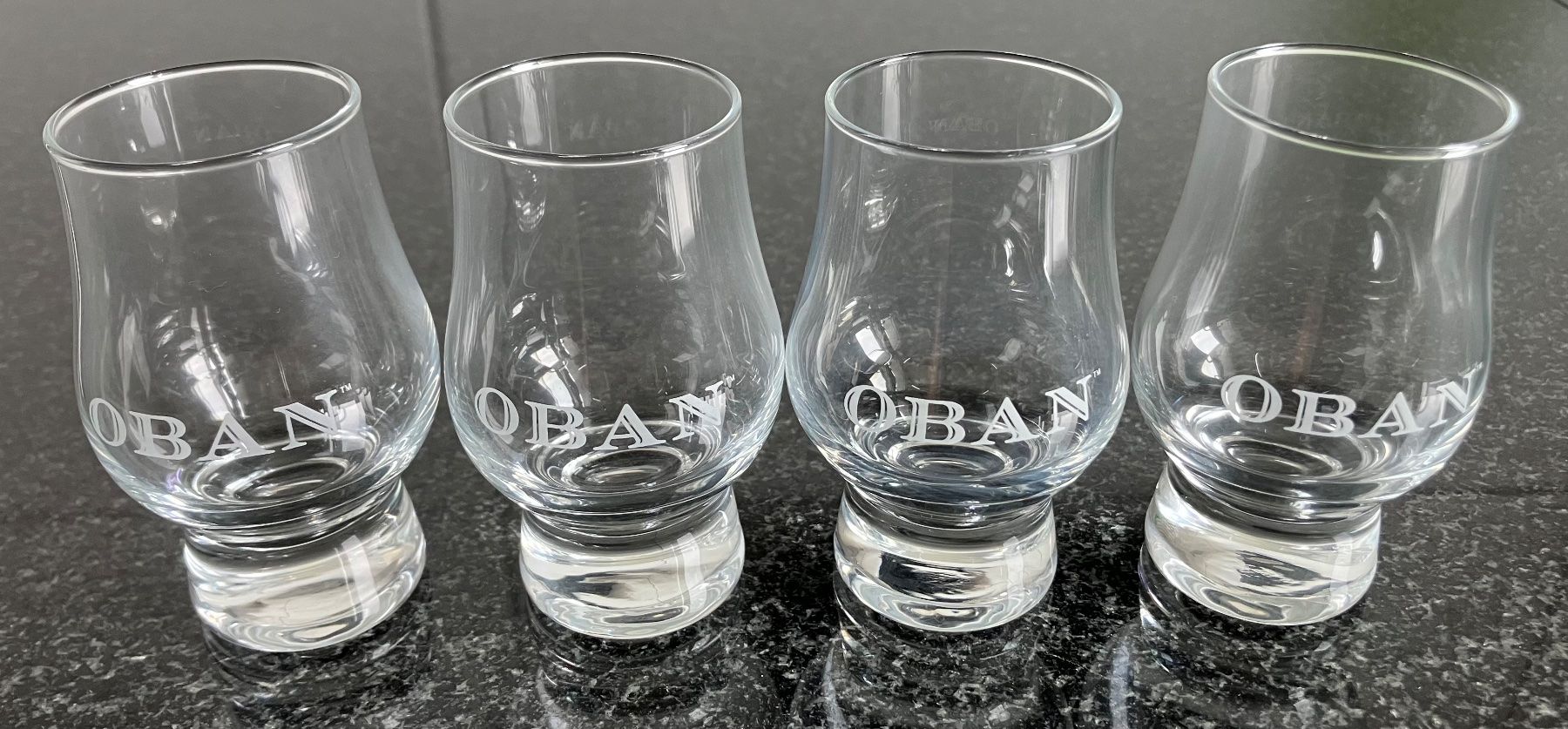 Bicchieri: 4 Whisky Gläser OBAN – Usato da Dübendorf venduto da SwissAirforceDUB