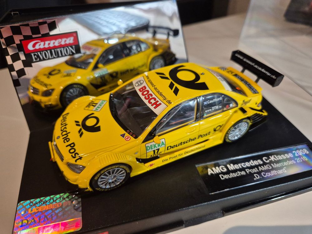 Carrera Evolution AMG-Mercedes C-DTM 2007 Deutsche Post AMG (Neu und ...