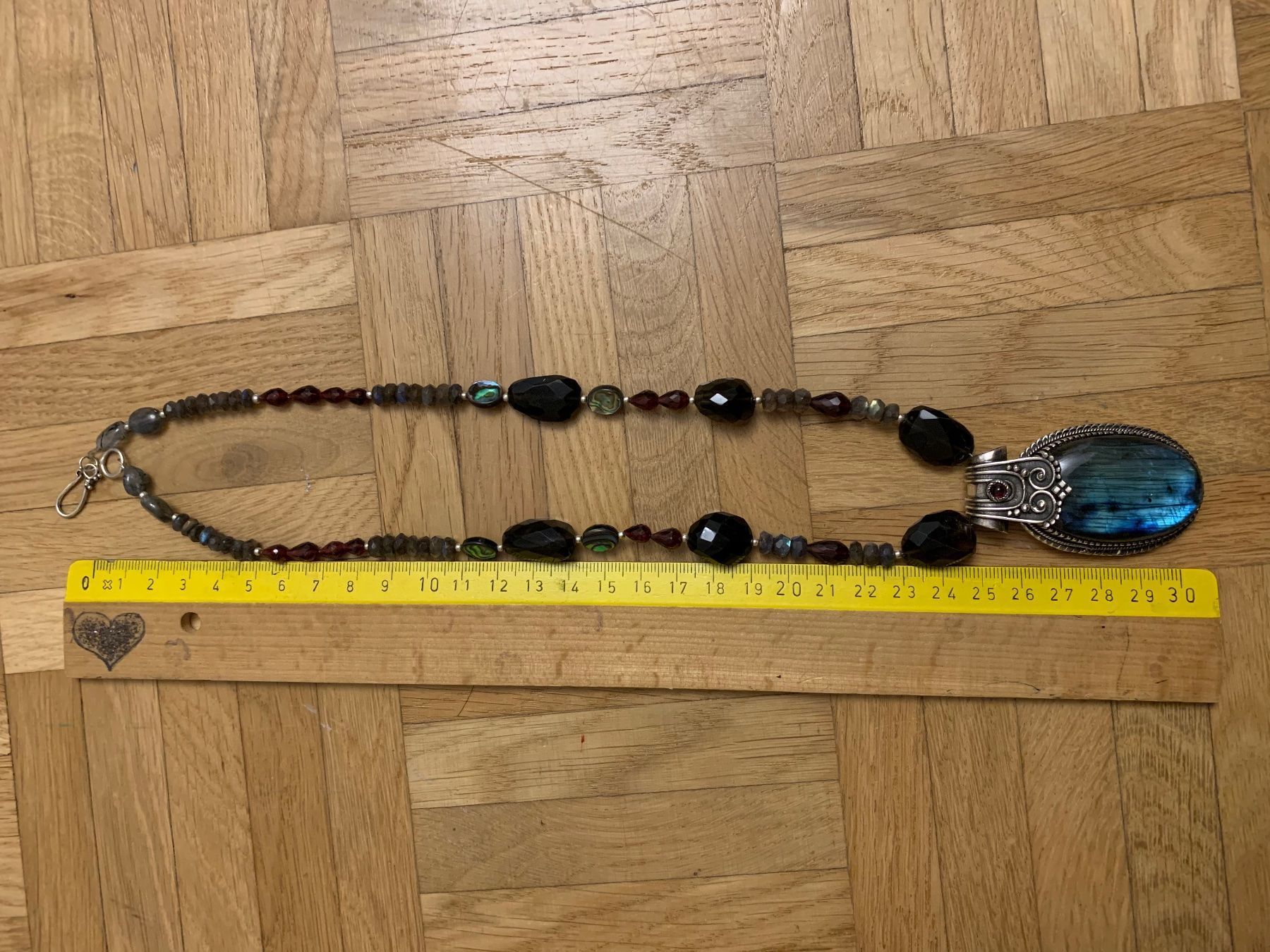 Catenine: Edelstein Kette mit Labradorit Anhänger – Nuovo (secondo la descrizione) da Birsfelden venduto da Exclusivity 3
