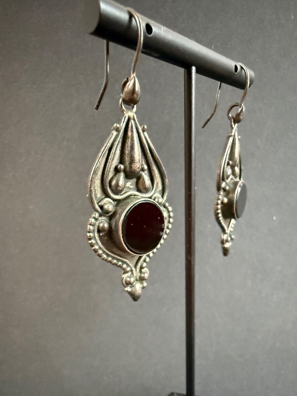 Boucles d'oreille: Silber Ohrringe mit Onyx 925 – D'occasion à Spiegel b. Bern par Rogger72 1