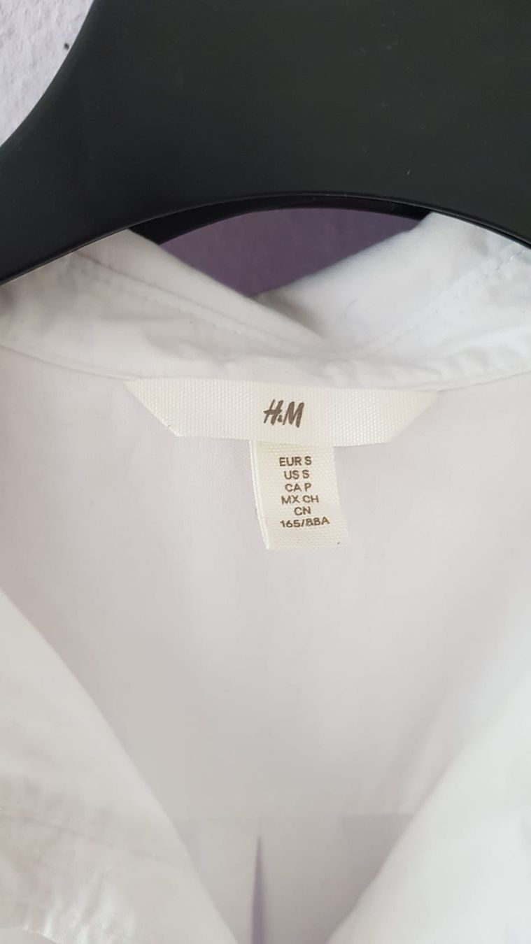 H&M Camicie: Chemise blanche 100% coton taille unique – Nuovo e nell'imballaggio originale da Versoix venduto da aline_b 2