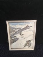 Paysage en neige SIGNÉ et DATÉ 1950