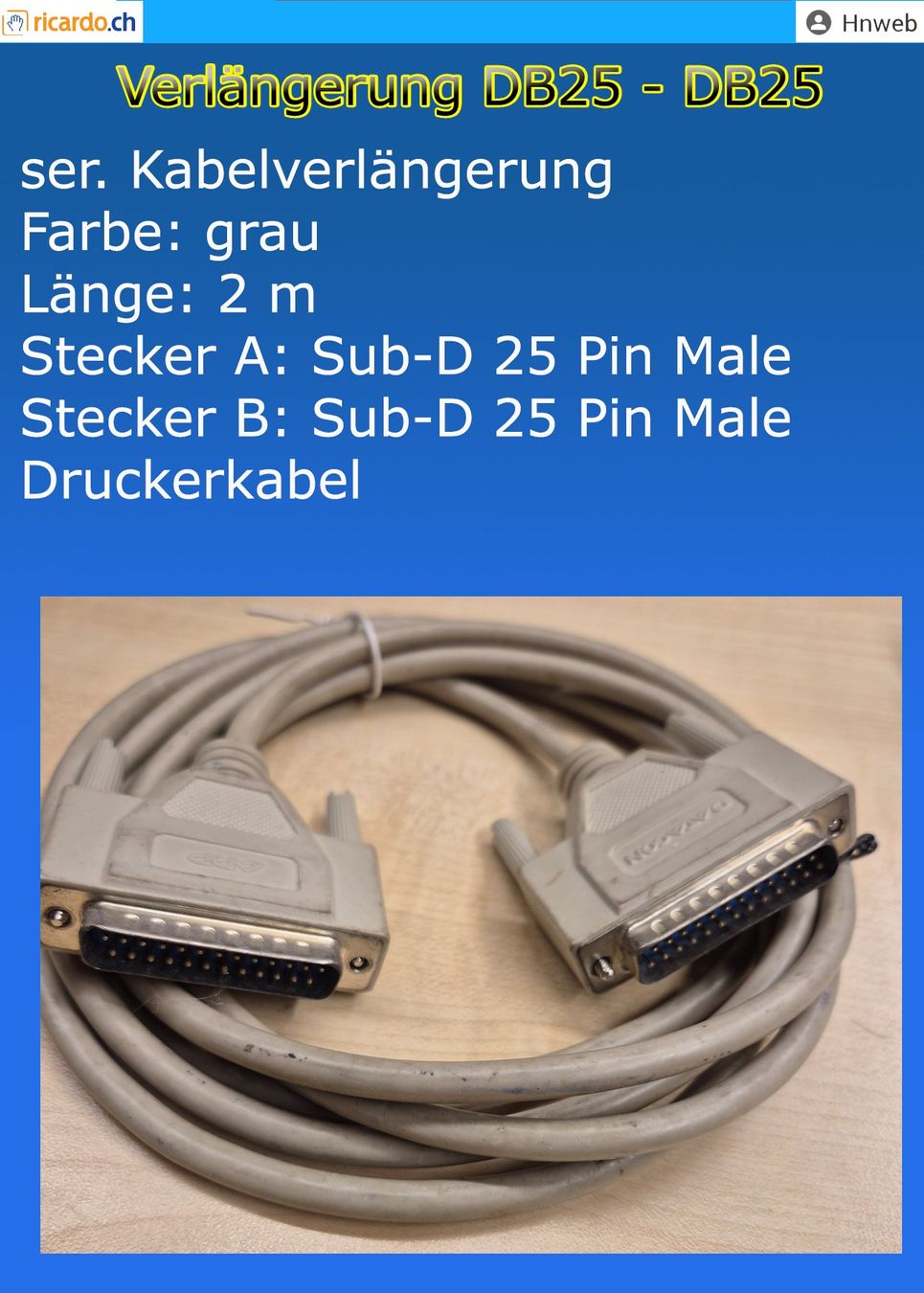 Laufwerke & Adapter: LPT, RS232, BNC, DB25, GENDER CHANGER, IDE-Adapter – Gebraucht aus Kaisten von Hnweb 1