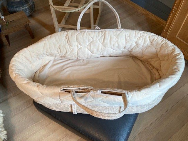 Sdraiette & Sdraiette a dondolo: Moseskorb mit Wippgestell, Baby Elegance – Usato da Winterthur venduto da petrablau 7