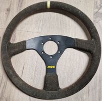 RRS Sportlenkrad Wildleder rote Naht