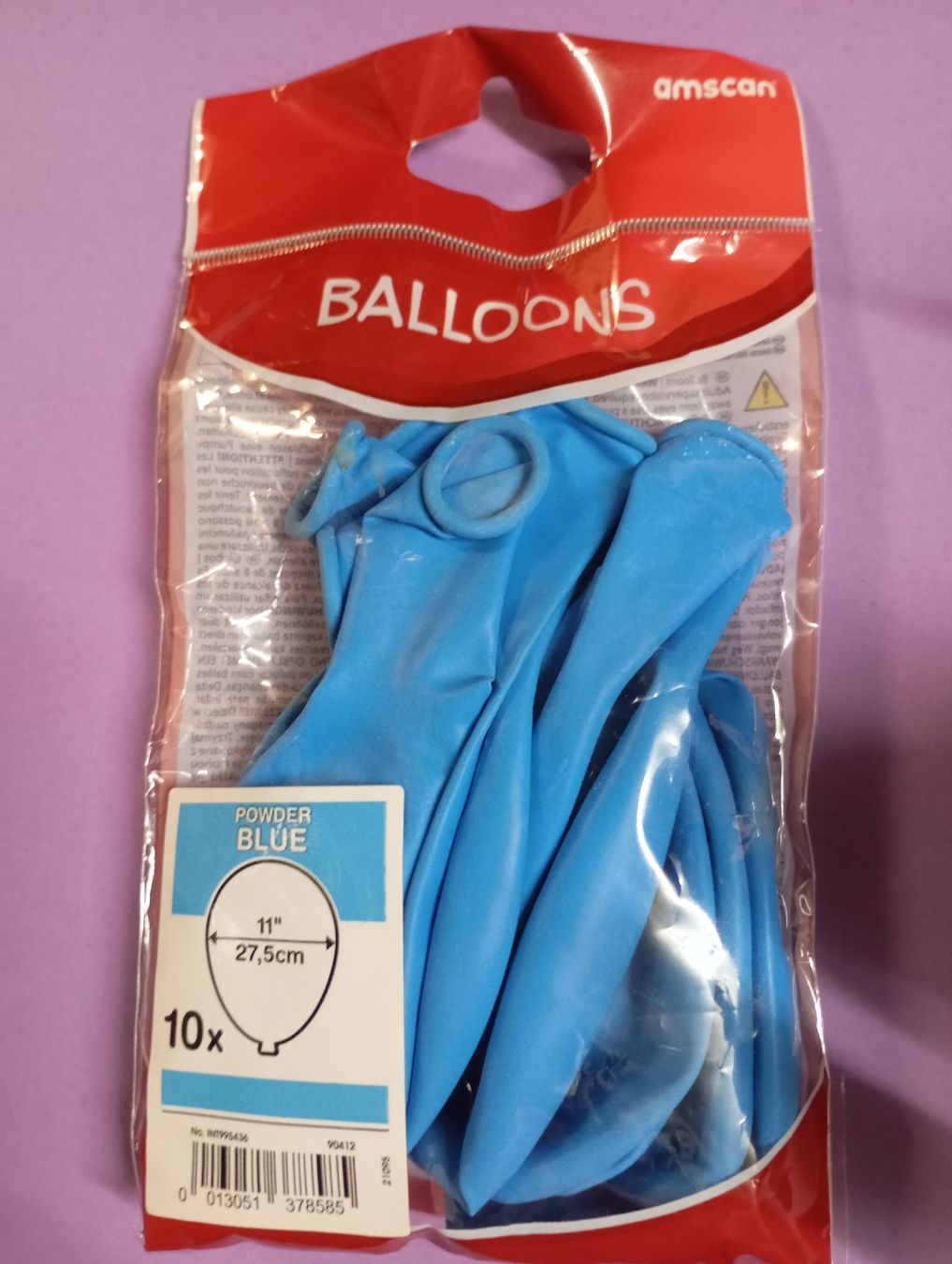Alle Dekorationen: 10x Ballone, Hellblau – Neu und originalverpackt aus Winterthur von pjuma01