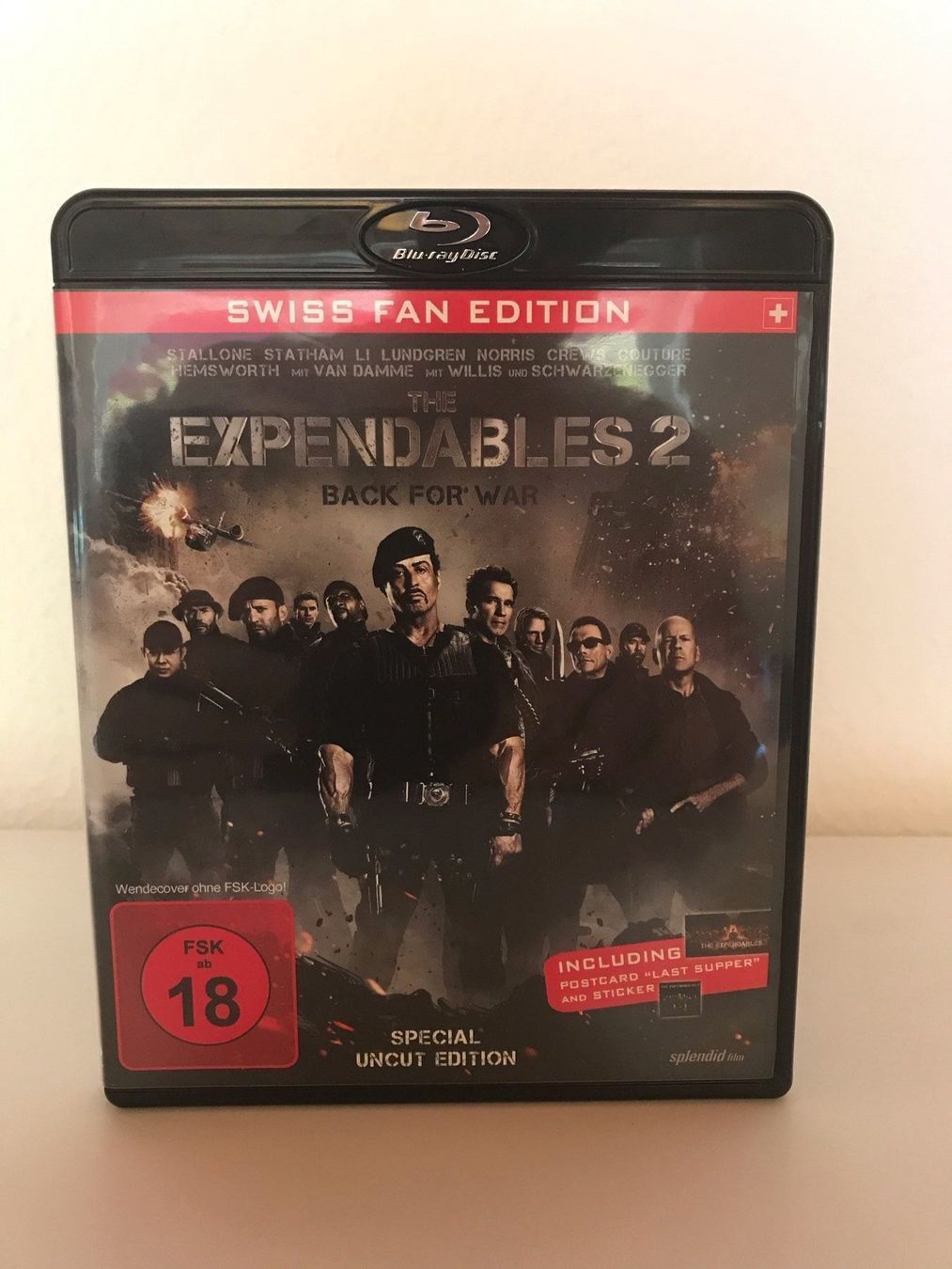 Tutti i DVDs: The Expendables 2 - Swiss Fan Edition - bluray – Nuovo (secondo la descrizione) da Liestal venduto da Adam-Grey