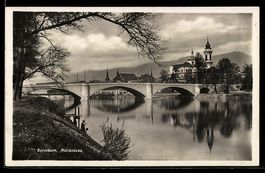 AK Solothurn, Rötibrücke, 1929