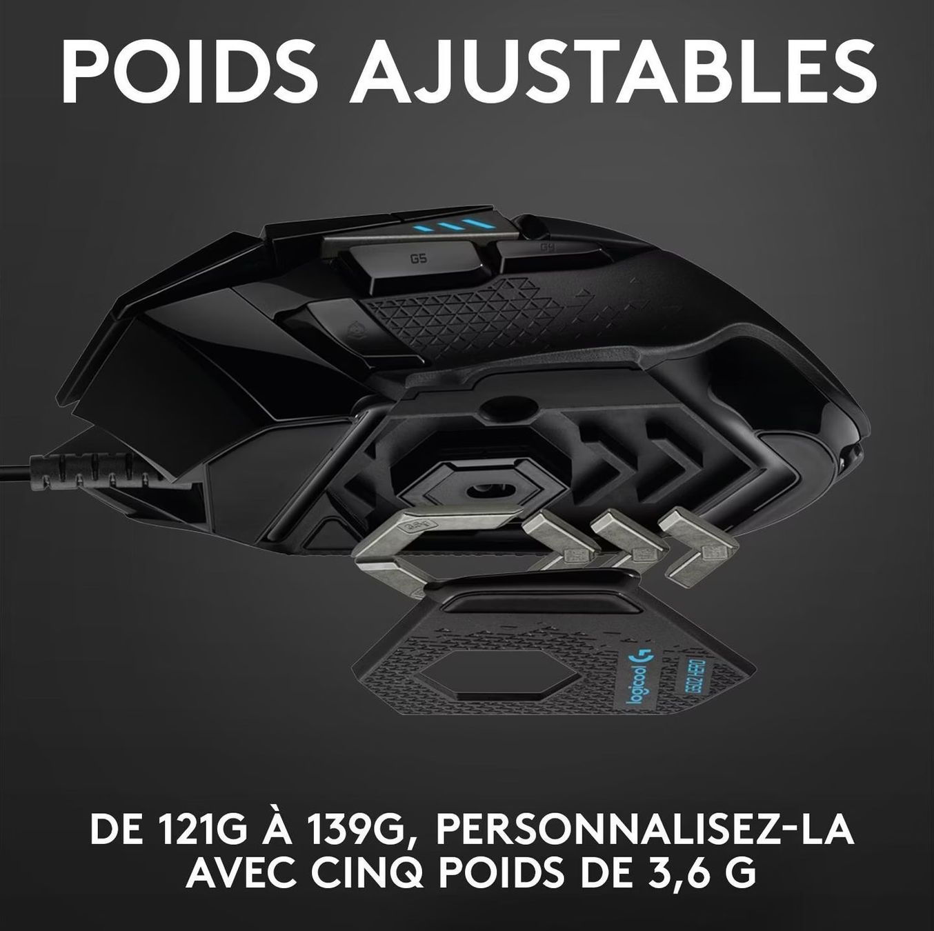 Logitech Mouse: Logitech G502 Hero - Comme neuve ! – Nuovo (secondo la descrizione) da Corsier-sur-Vevey venduto da yannou191285 2