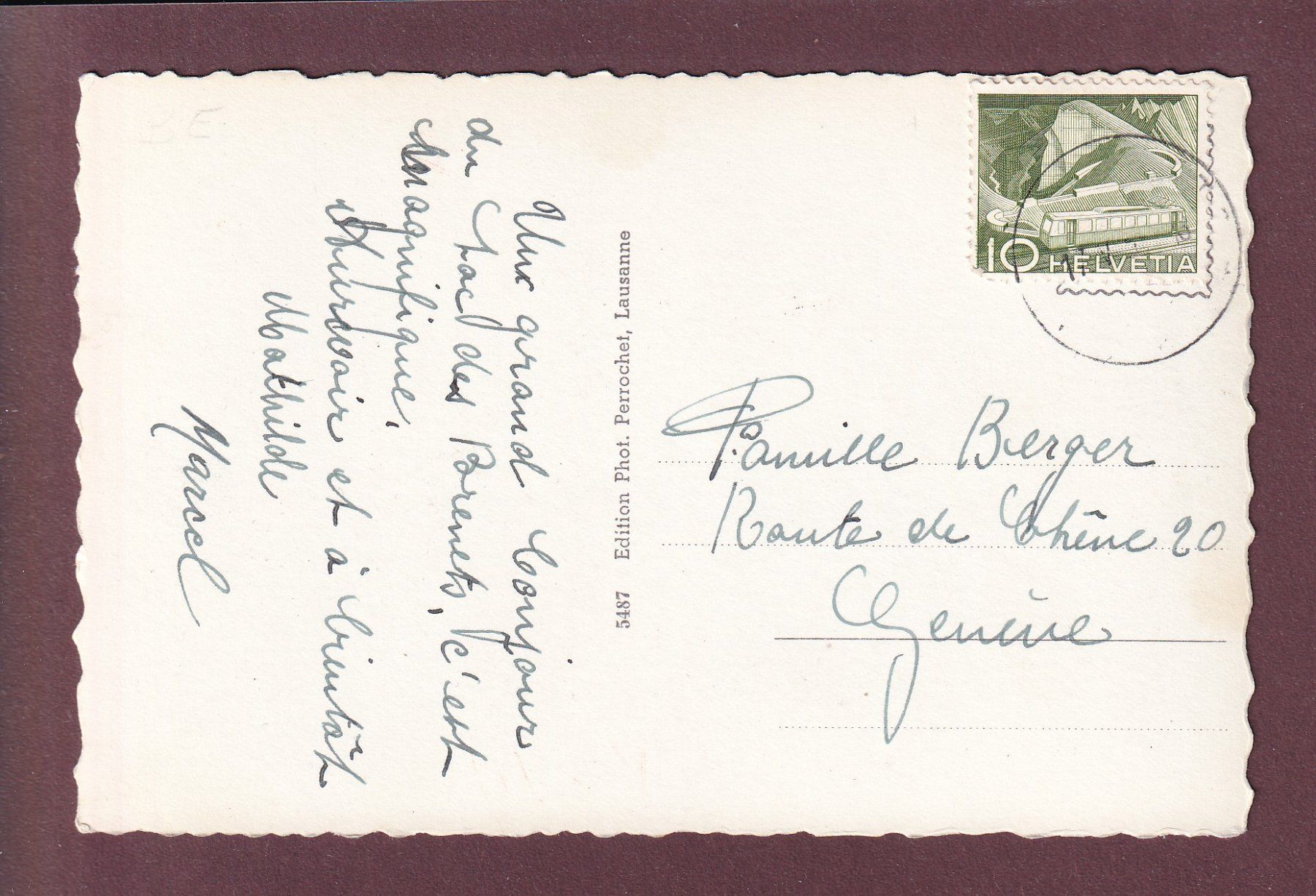 Cartoline postali: Souvenir du SAUT DU DOUBS - 6 images – Usato da Pully venduto da nicecards 1