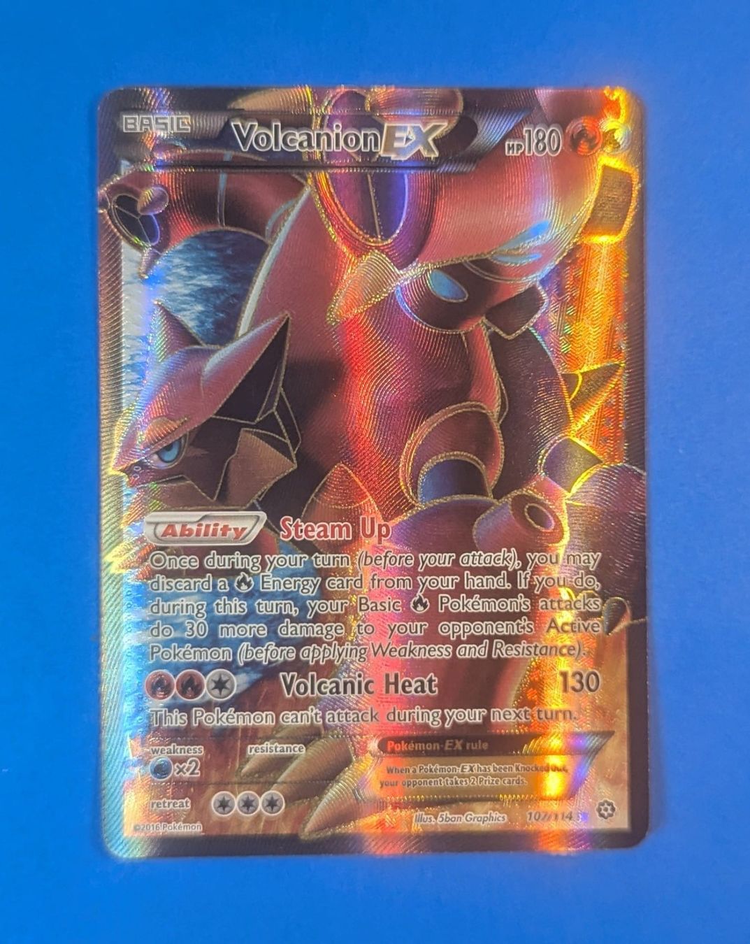 Pokémon Carte collezionabili: Volcanion EX 107/114 – Usato da Zürich venduto da printz7