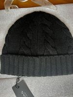 Warme, neue FRAAS Strickmuetze, Schwarz, Top Qualitaet!