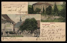 AK Wiedlisbach, Hinterstädtchen, St. Katharina-Kapelle, Schu