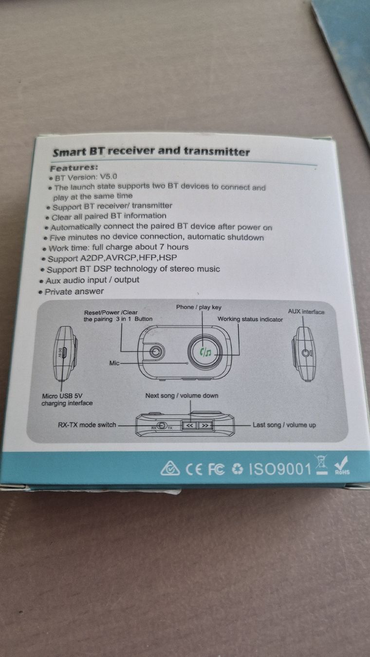 Unità & Adattatore: Bluetooth Empfänger Sender BR03 neu in Originalverpackung – Nuovo (secondo la descrizione) da Wangen SZ venduto da Dnepr2 4