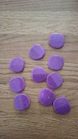 10 Bastelperlen mit Loch ca. 3cmx3cm