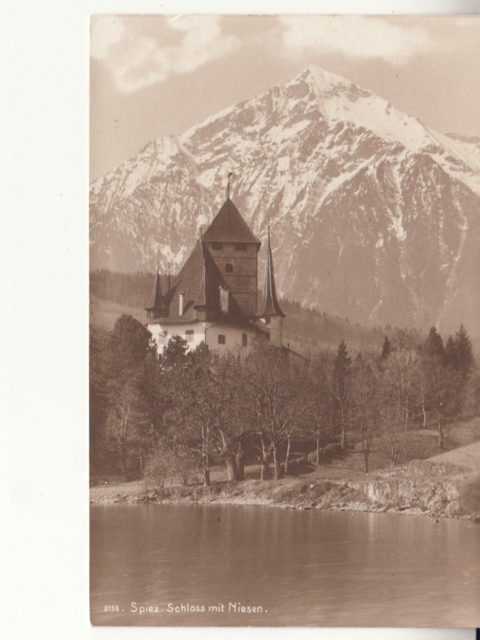 Cartoline postali: Spiez ca. 1930 – Usato da Bürglen TG venduto da StampGraf