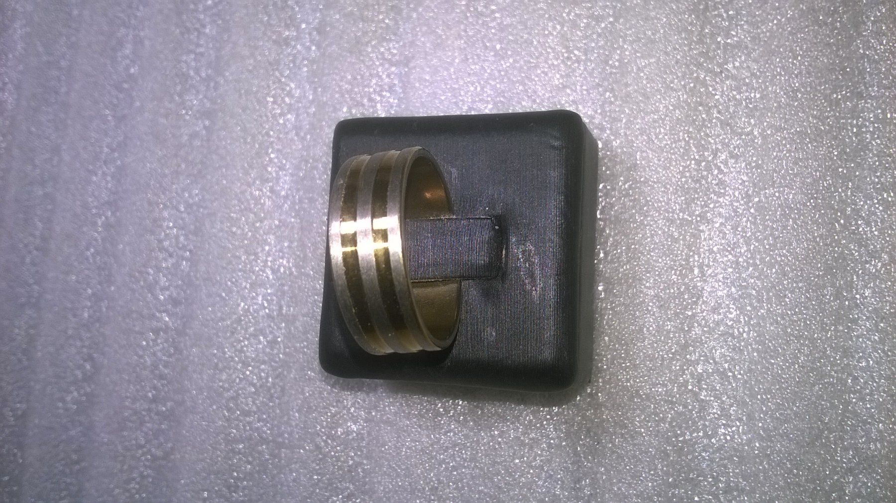 Anelli: ring edelsthal,,,versilbert und vergoldet – Nuovo (secondo la descrizione) da Basel venduto da bijoutrie_4 4