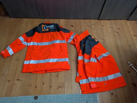 2x Arbeitsjacke Albiro orange Grösse M & L