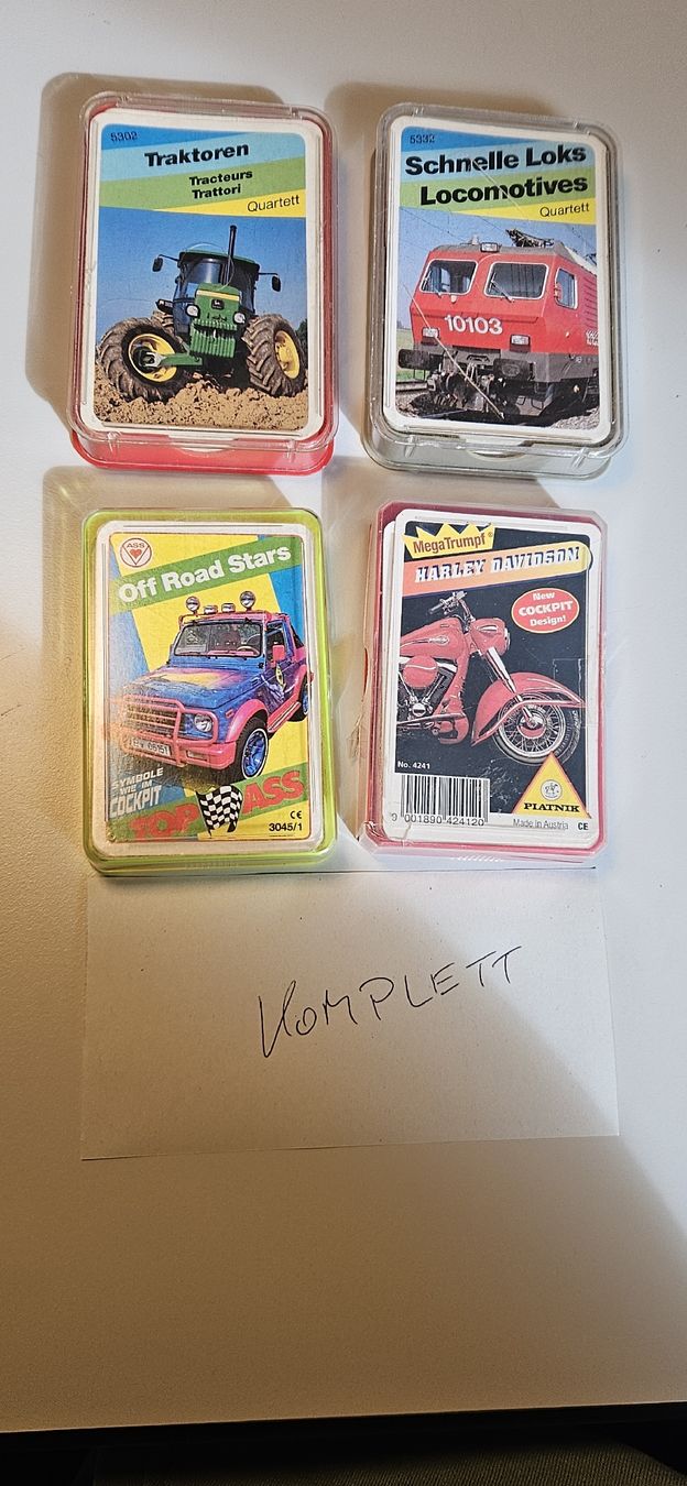 Spiele: Alte Technik Quartette Lot – Gebraucht aus Belp von Ginus85 1