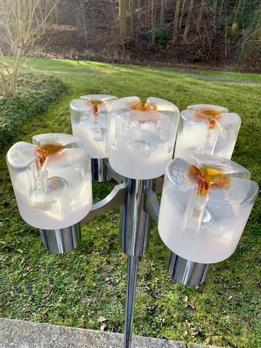 Lampen: Vintage Brutalist Sciolari Lampe 1970er Space Age – Gebraucht aus Fribourg von GBT42