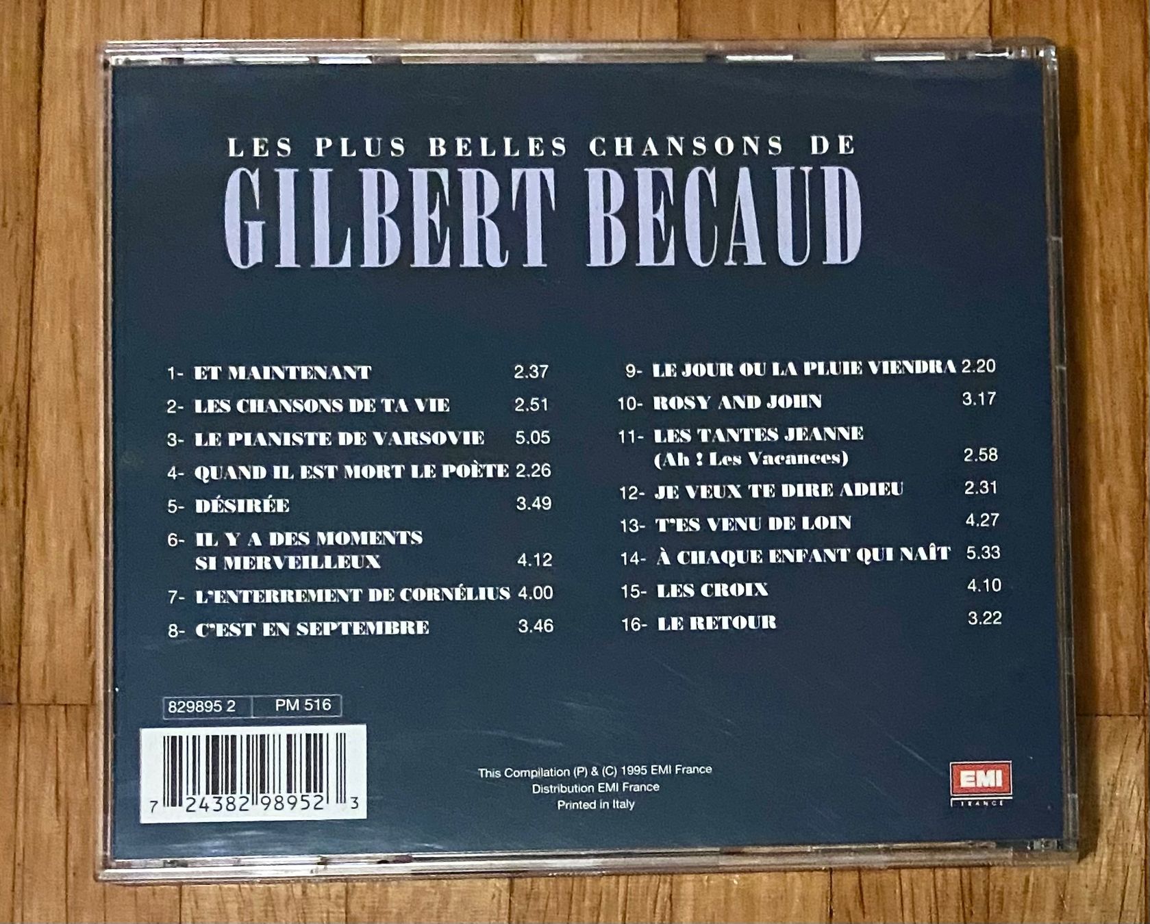 CDs: CD Gilbert Bécaud Les plus Belles Chansons de CD – D'occasion à Luzern par Lycka 1