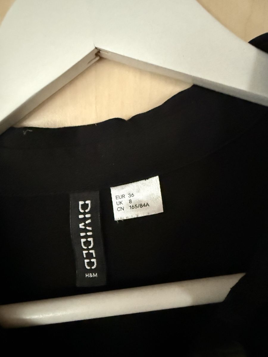 H&M Kleider: Schwarzes Hemdblusenkleid Gr. 36 H&M – Gebraucht aus Mümliswil von eliaane 1