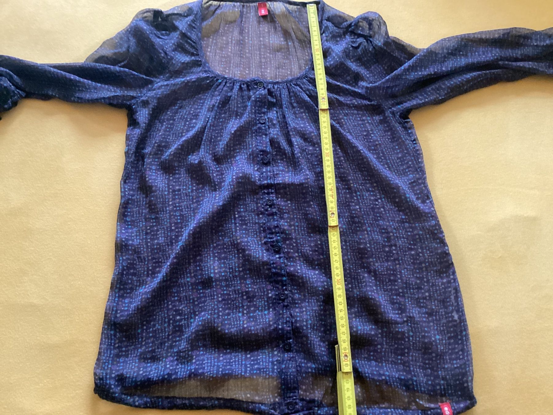 Esprit Camicette: ESPRIT BLUSE/OBERTEIL GR.36/S / Blau gemustert / transparent – Usato da Frauenfeld venduto da Boldi46 4
