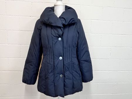 Winterjacke Wintermantel  dunkelblau Navy Winter Coat, M