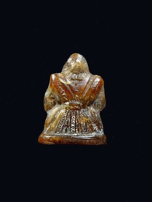 Statuette: Glücksbringer Amulett, asiatischer Heiliger – Usato da Stäfa venduto da deebeecee 1