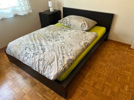 IKEA MALM Bett 140 × 200 cm inkl. Matratze & Lattenrost