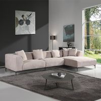 21393 - Ecksofa TORINO Beige Rechts