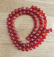 Karneol, Beads 10mm, Strang