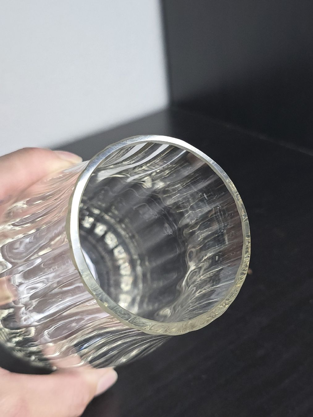 Gläser: grosses Coktailglas oder Vase Uranglas  – Gebraucht aus Flamatt von Tyrael01 3