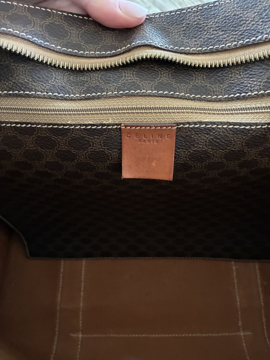 Vintage CELINE Macadam Shopper / Tote Bag – Made in Italy (D'occasion ...