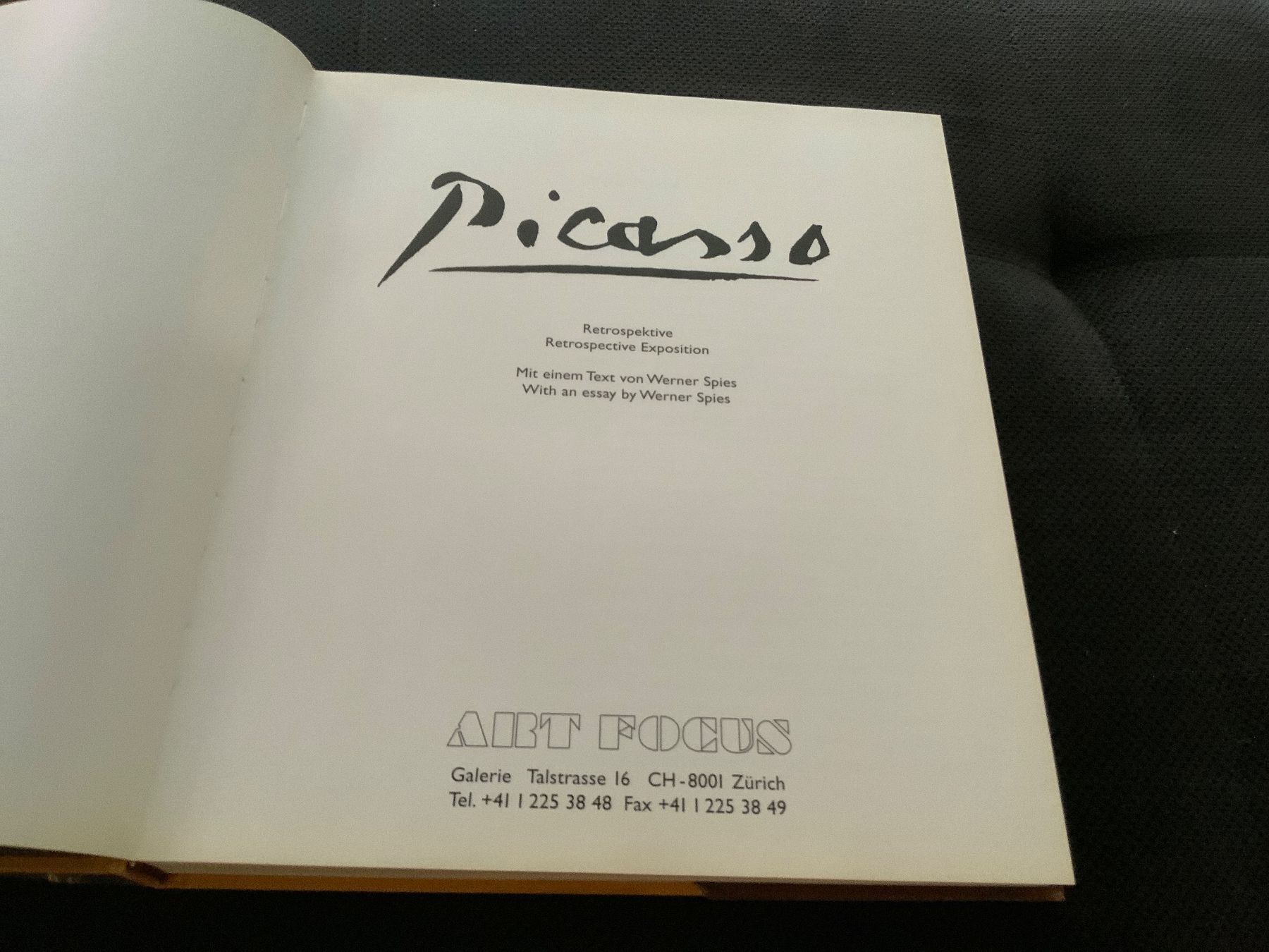 Livres: Picasso: Retrospektive – D'occasion à Schübelbach par S1CH 1