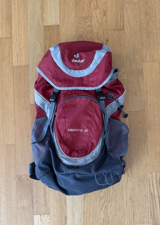 Wanderrucksack Deuter Zugspitze 25 rot grau guter Zustand