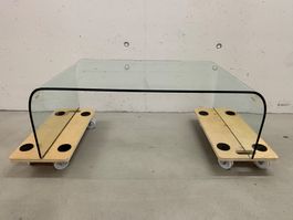 Couchtisch aus Glas von Fiam Designklassiker