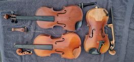 3 Geigen V30 4/4 Paige's Music für Ersatzteile etc.