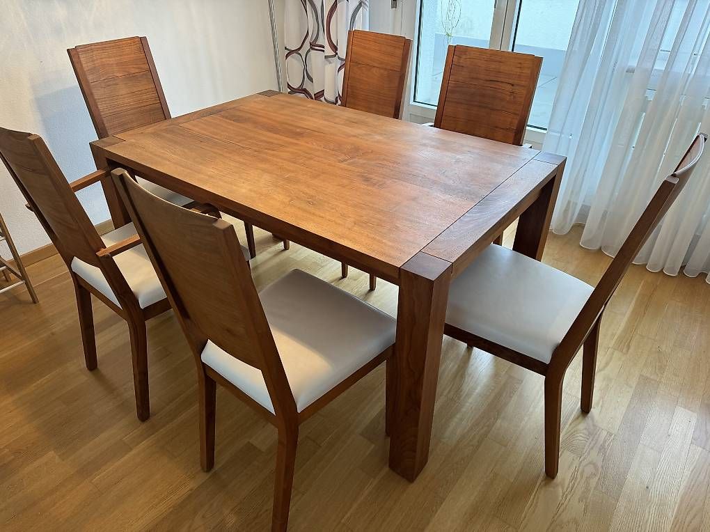 Set de table et chaises: Esstisch mit 6 Stühlen – D'occasion à Reinach BL par keboe19