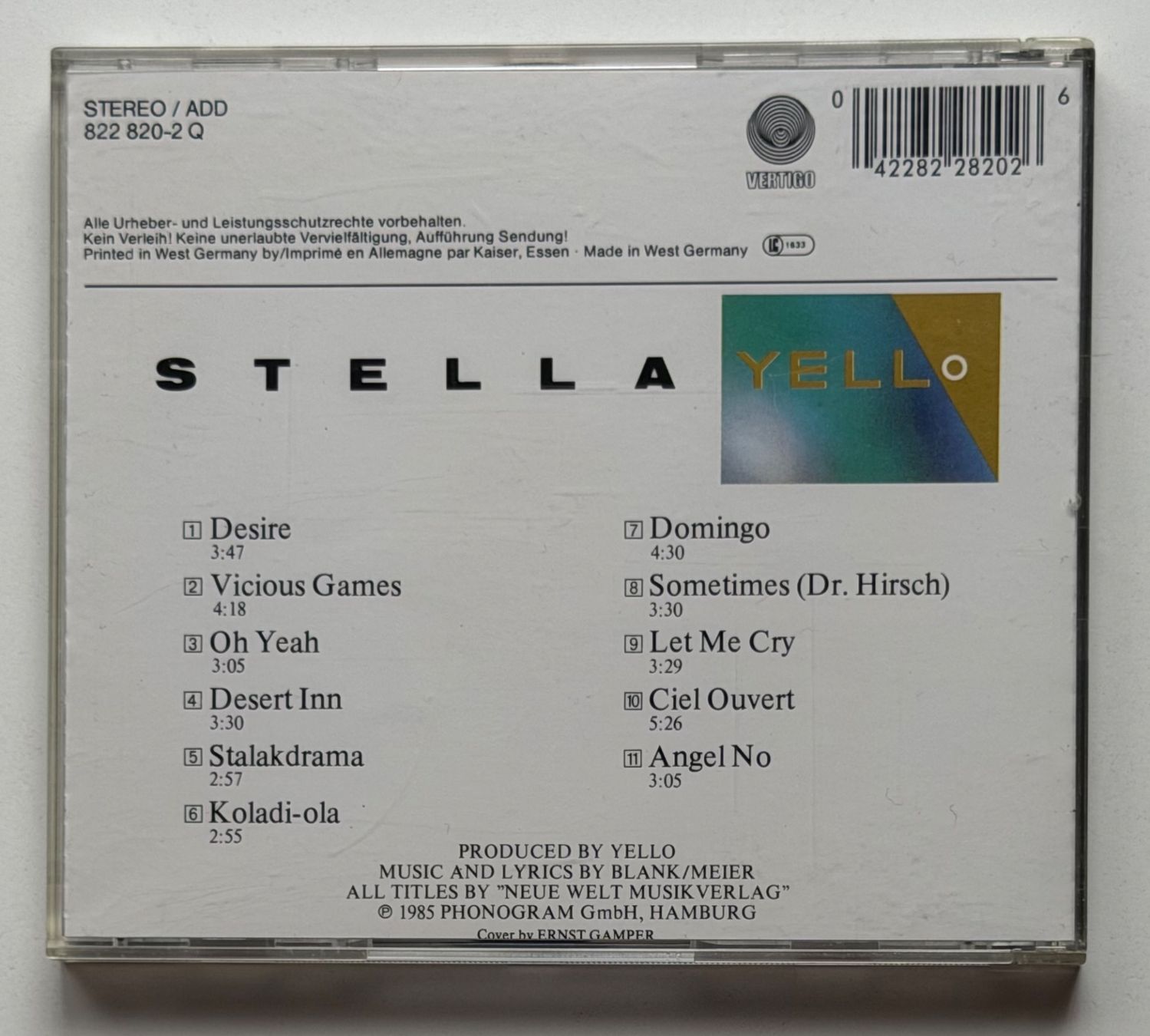 CD: Yello / Stella – Usato da Näfels venduto da rottabi 1