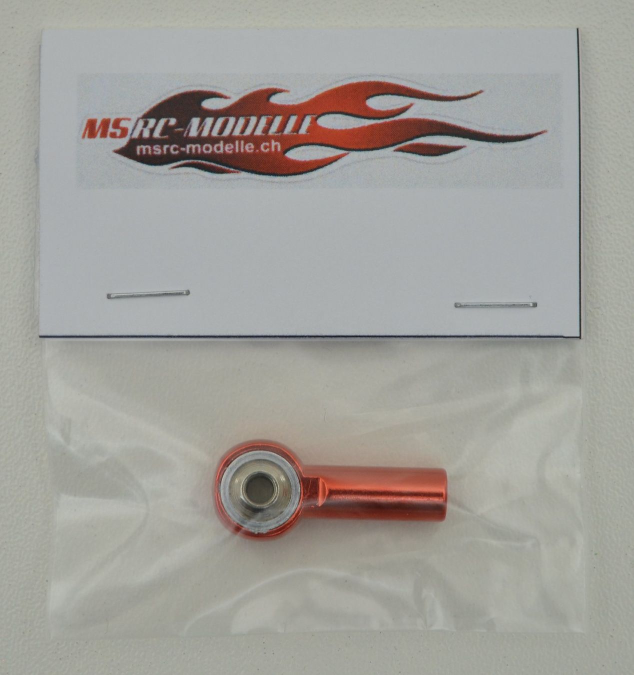 RC Modellbau: Alu Kugelkopf M3 Rot – Neu und originalverpackt aus Rüti ZH von MSRC-Modelle