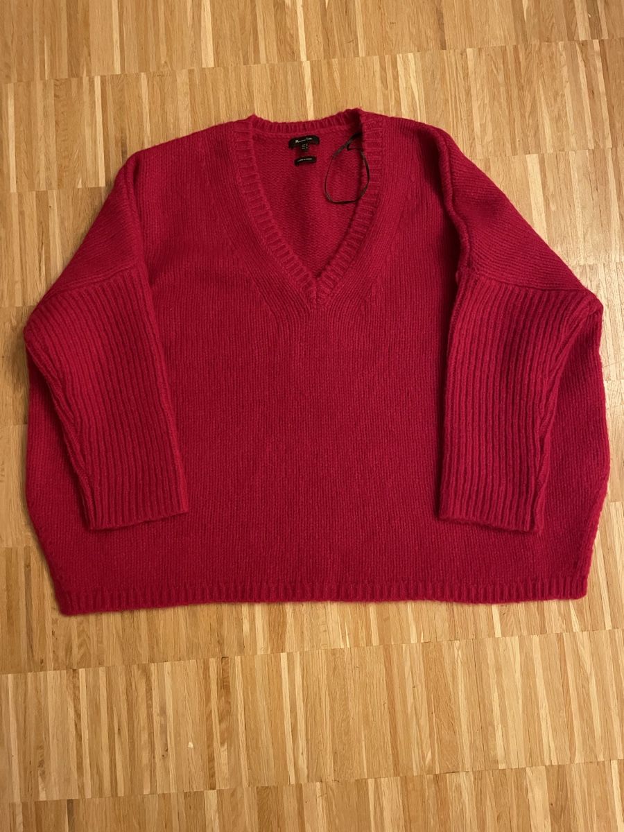 Massimo Dutti Pullover & Sweatshirts: V-neck sweater Massimo Dutti pink oversized condition  – Neu (gemäss Beschreibung) aus Männedorf von eka_l28h