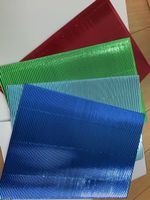 Wellpappe Bastelpapier Set mehrfarbig A4 guter Zustand