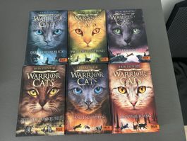 Warrior Cats Buch-Set von Erin Hunter, 6 Bände Staffel 3